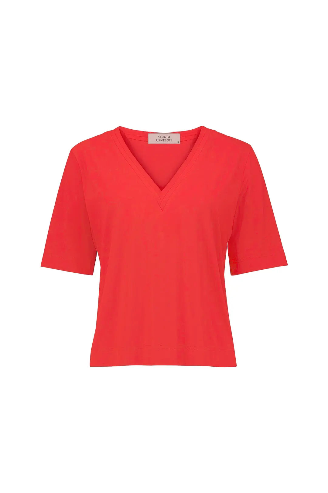 Studio Anneloes Inge travel tee, coral red