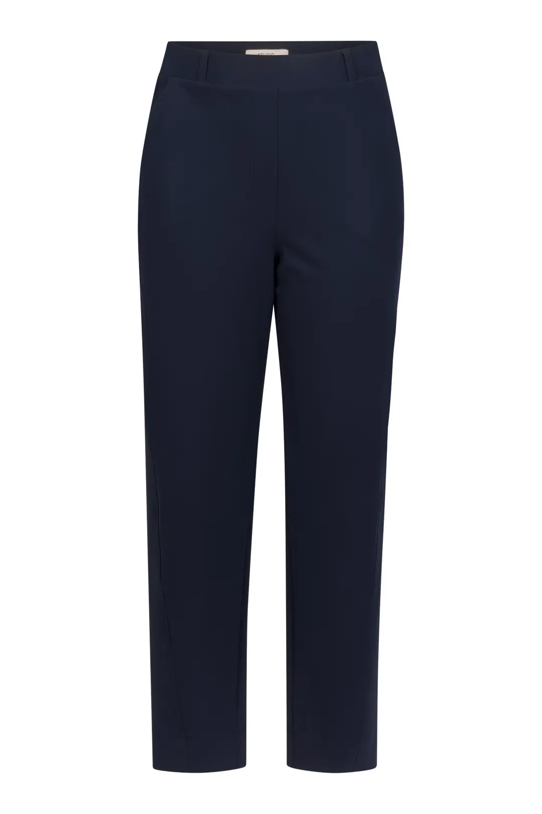 Studio Anneloes Marlise barrel trousers, dark blue