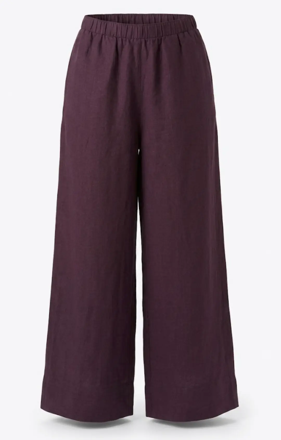 Mango HOSE LINO, CIRUELA