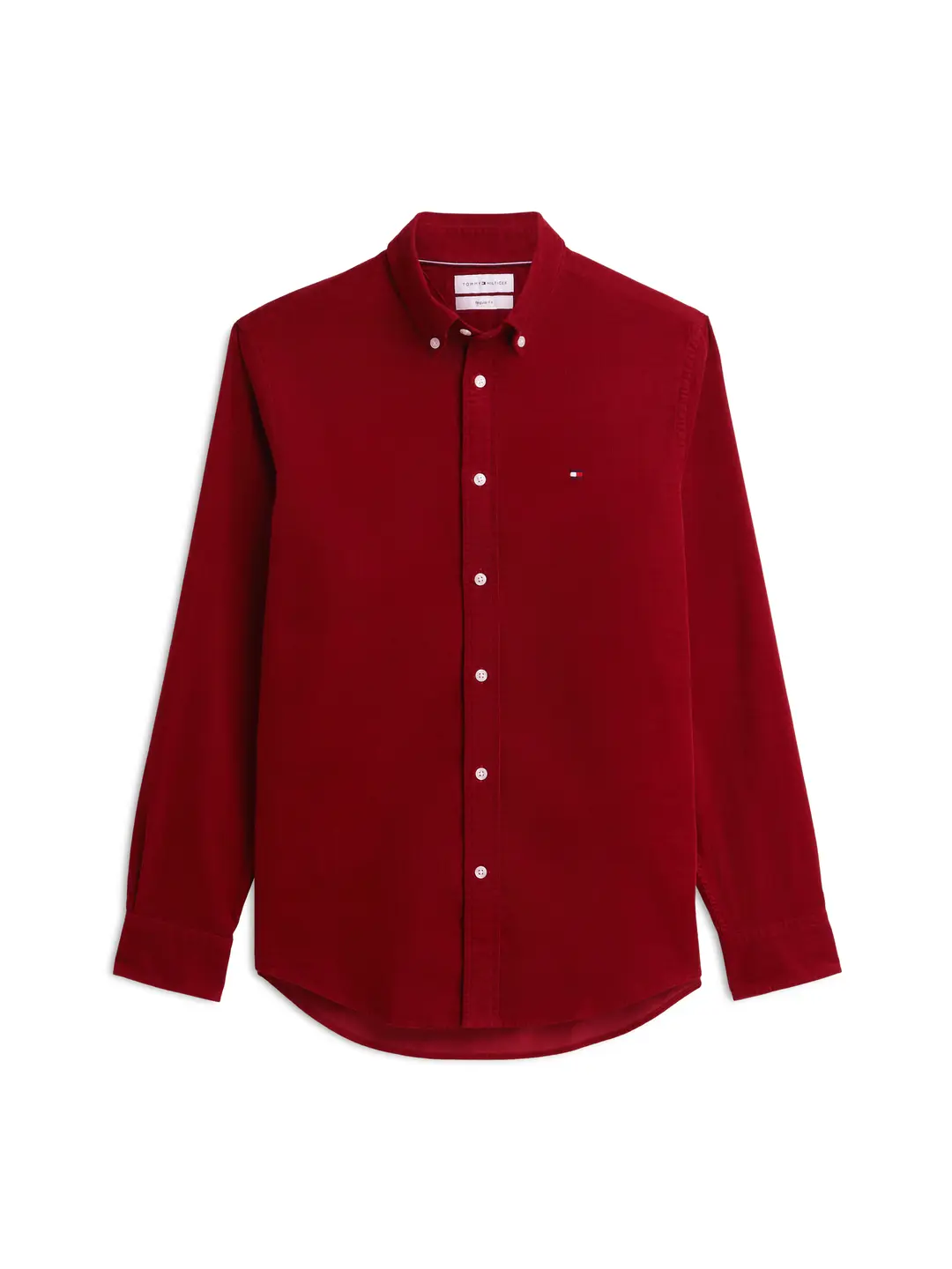 Tommy Hilfiger SOLID CORDUROY RF SHIRT, RED