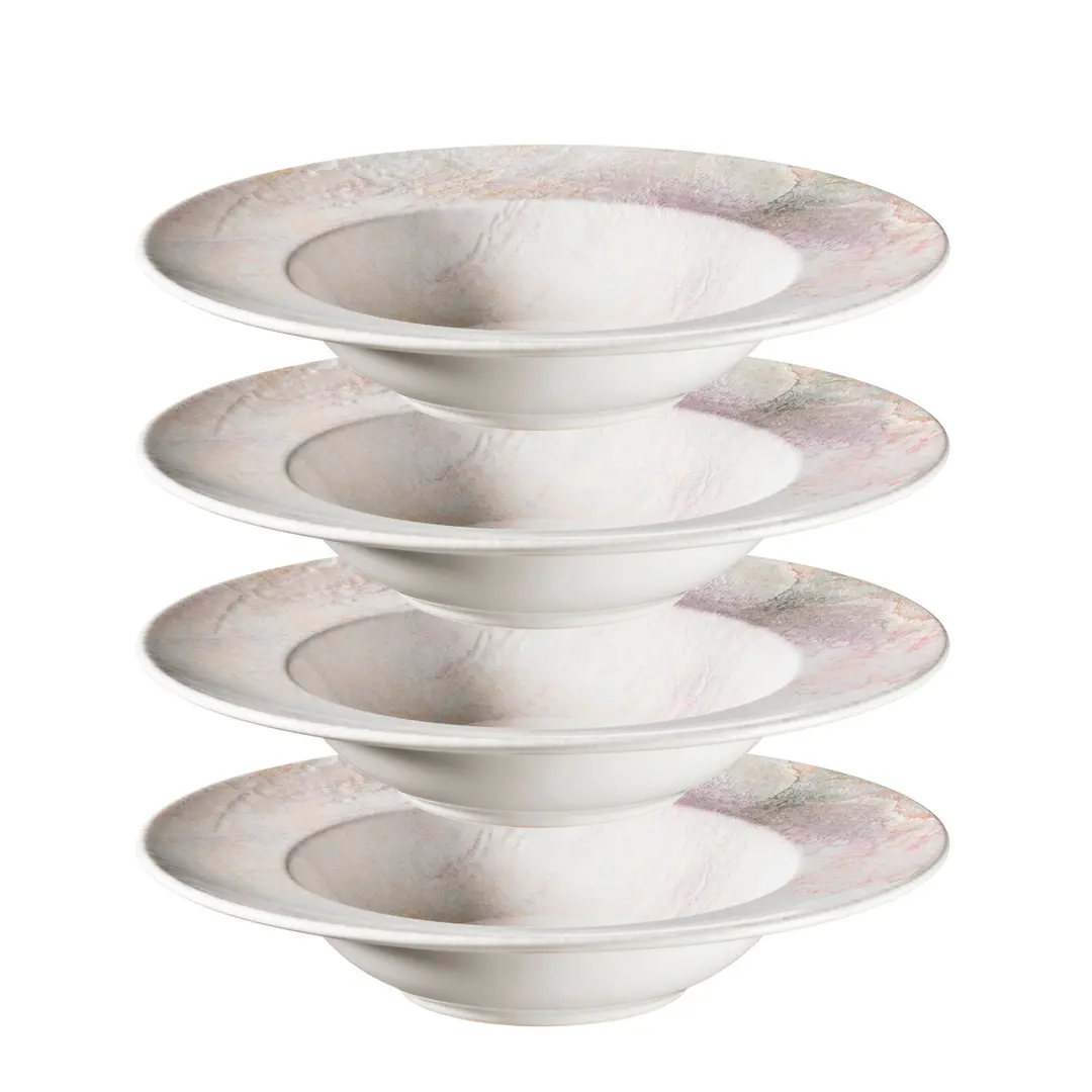 Maeser Pastateller-Set, Steinzeug Aquarellia