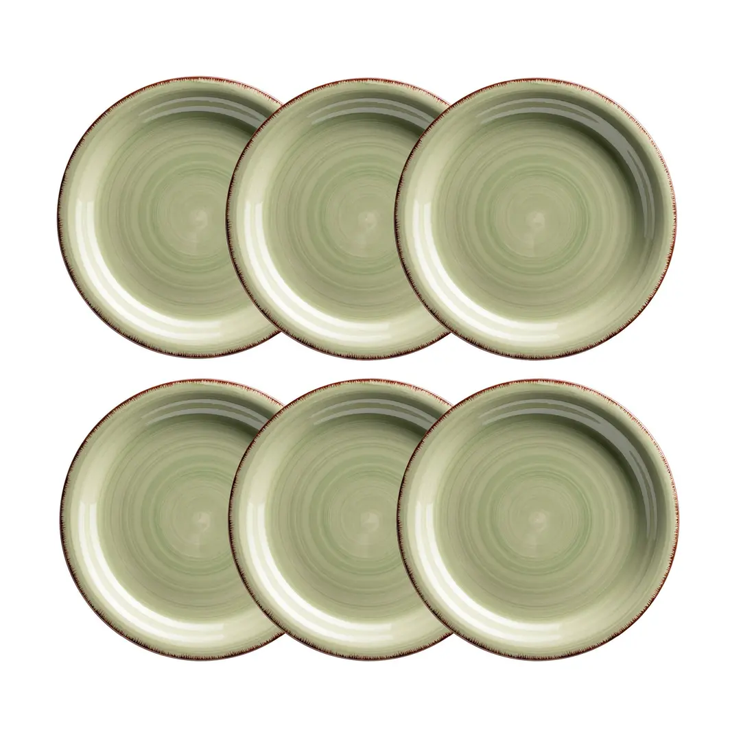 Maeser Dessertteller-Set, Steingut LUMACA