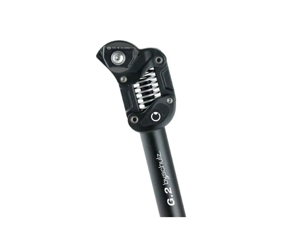 bySchulz G.2 spring seat post (Ø 34,9mm | 450mm | black | standard 80-105kg)