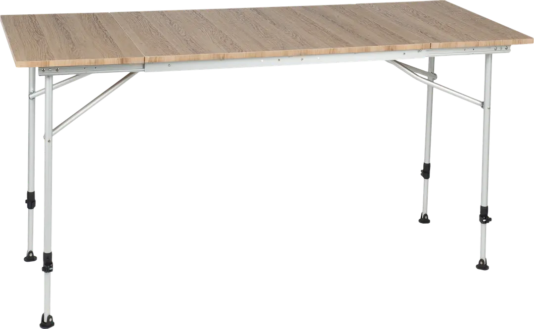 Travellife Sorrento Tisch ausziehbar 80/110/140cm braun