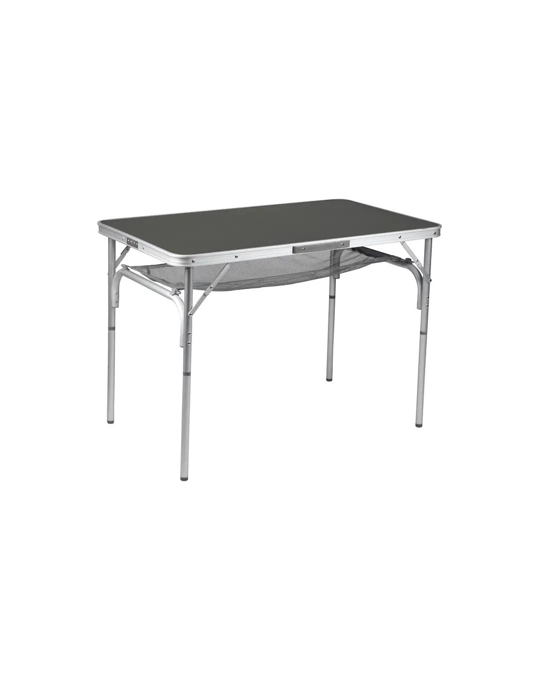 Bo-Camp Alu Campingtisch Grau 2 Stufen 100 x 60 cm
