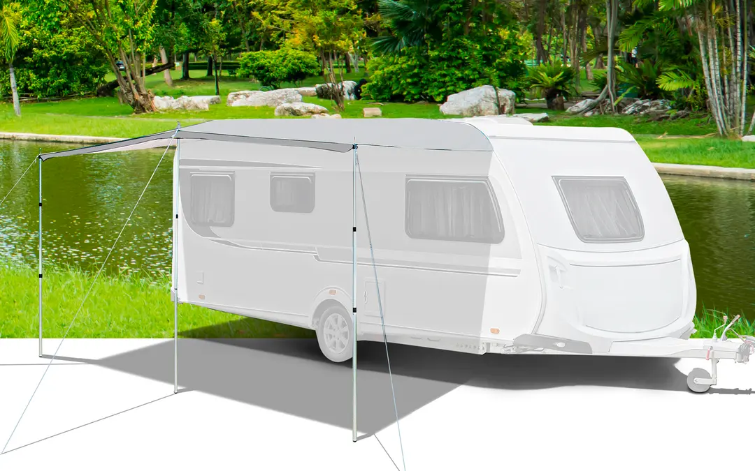 Brunner Carshade Sonnenvordach mit Keder 340 x 200 cm