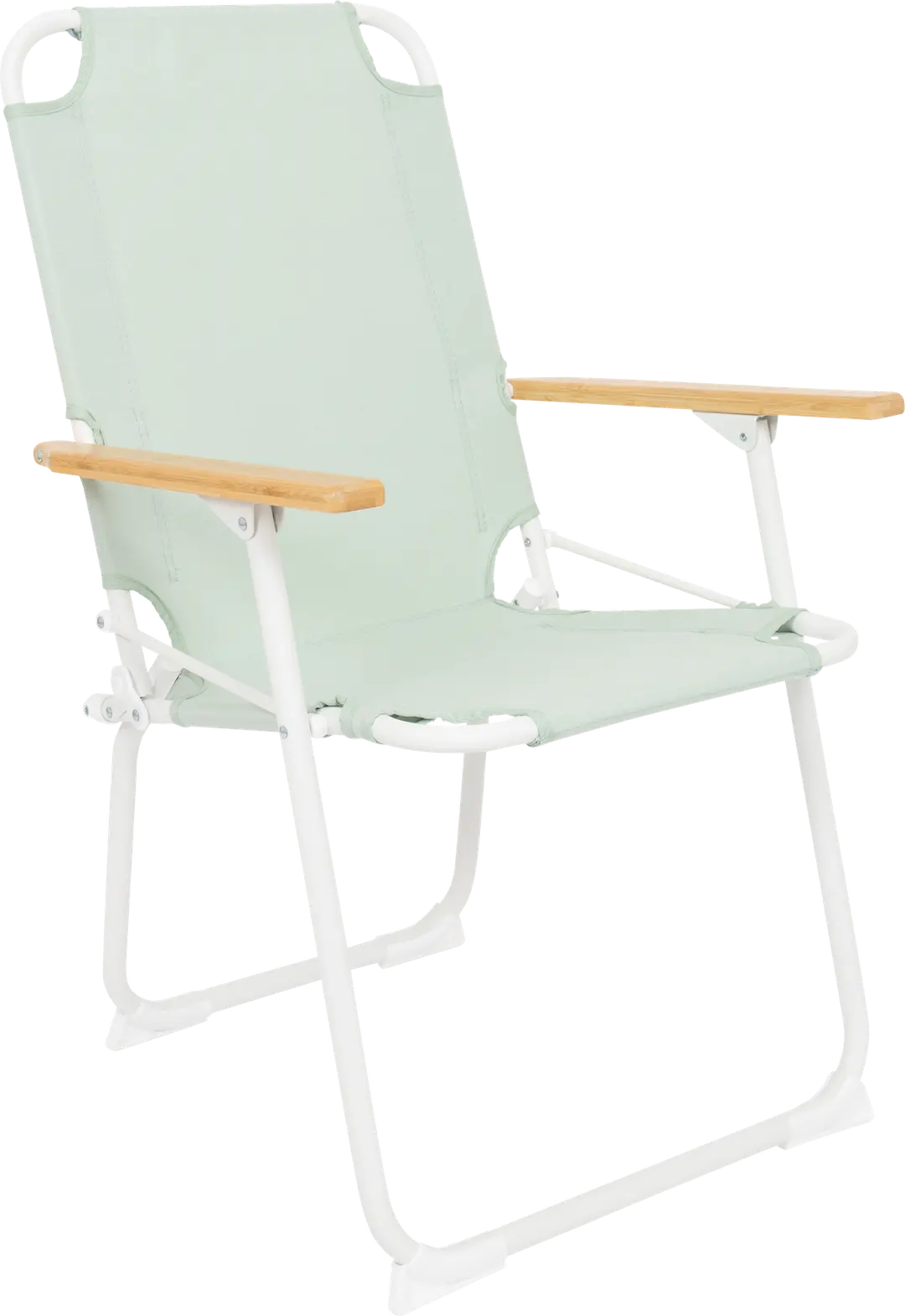 Bo-Camp Pastel Mosset M Campingstuhl mit Bambus Armlehnen grün