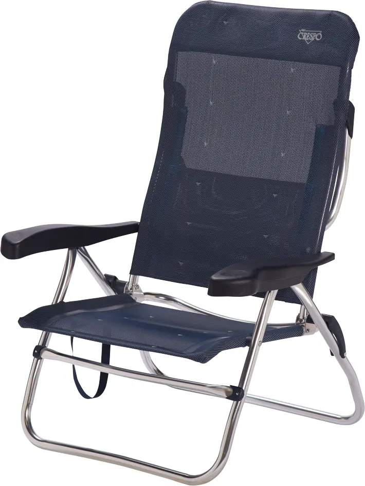 Crespo AL/223 Classic Strandstuhl / Liege dunkelblau
