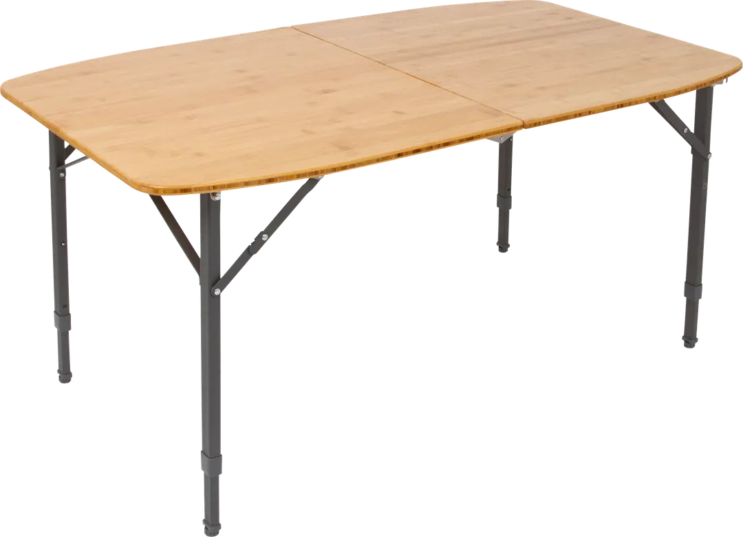 Bo-Camp Campingtisch Urban Outdoor Islington Bambus oval 3-fach höhenverstellbar