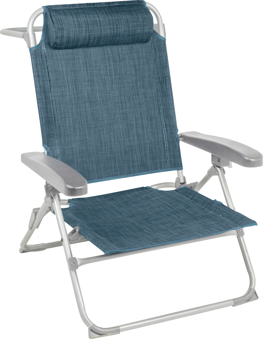 Brunner Endless Beach Strandstuhl stufenlos verstellbar grau 50 x 44 x 34 / 95 cm