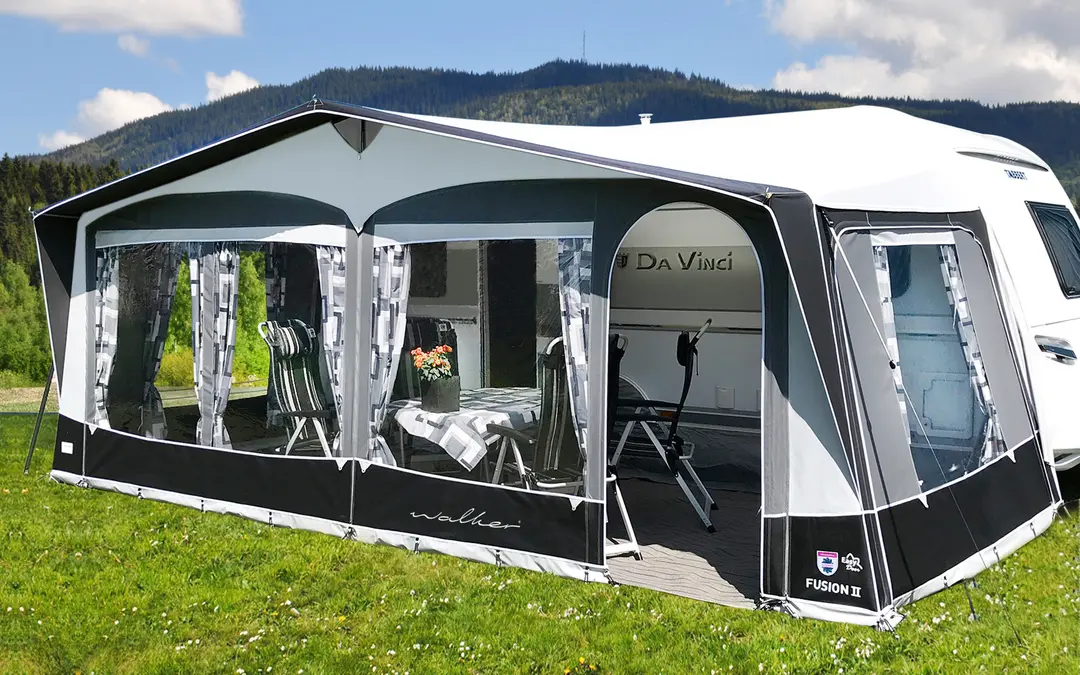 Walker Fusion II 240 Vorzelt Stahlgestänge 825 Umlaufmaß 810 - 840 cm