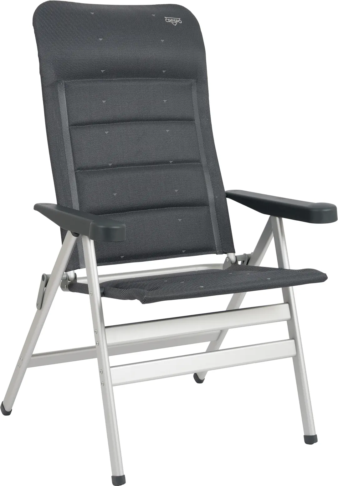 Crespo AL/238 XL Deluxe Klappstuhl 7-fach verstellbar dunkelgrau