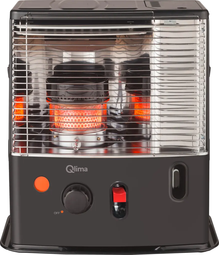 Qlima R 4224S TC-2 Paraffin-Dochtheizung mit Kraftstoffpumpe schwarz