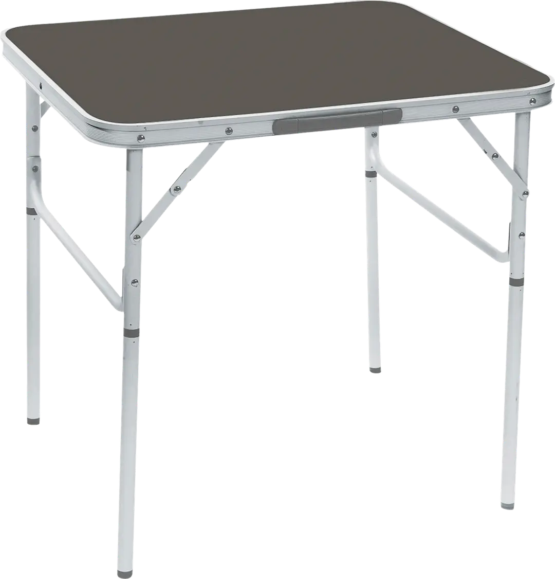 Bo-Camp Alu Campingtisch Grau 2 Stufen 70 x 60 cm