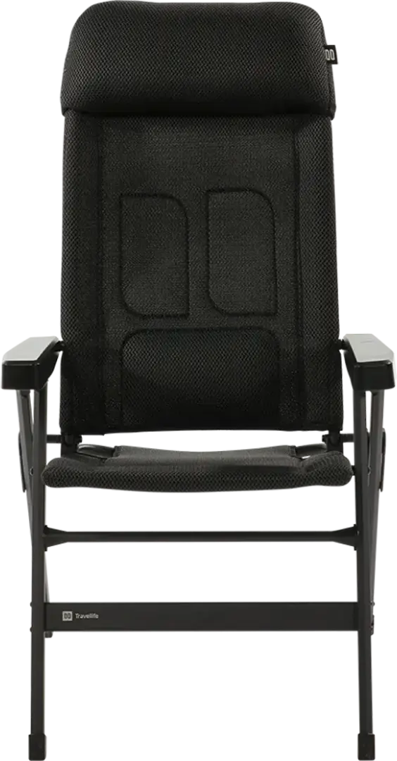 Travellife Lucca Comfort Campingstuhl Klappbar True Black