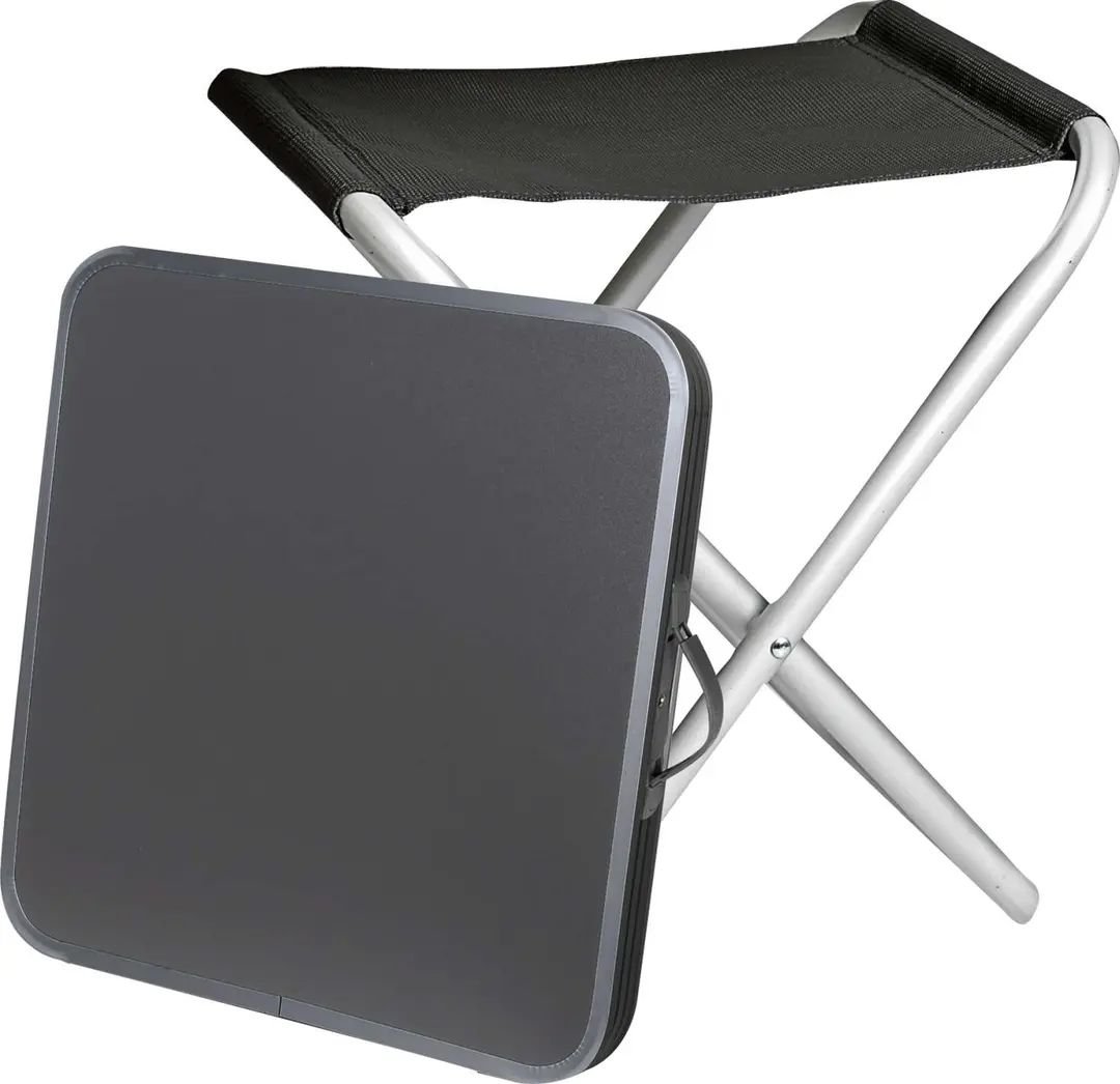Brunner Hoggy Set Tischplatte und Hocker schwarz