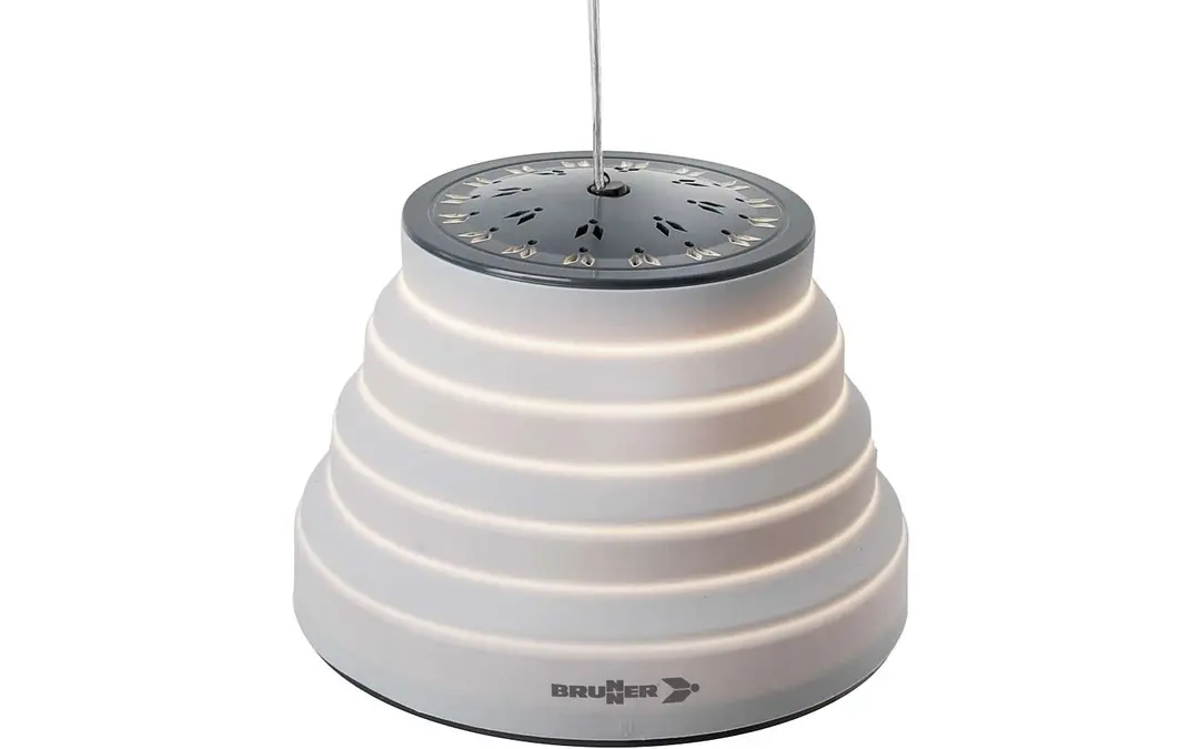 Brunner Syrma Fold-Away LED Zelt- und Vorzeltlampe grau