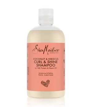 Shea Moisture Coconut & Hibiscus Curl and Shine Shampoo Haarshampoo – 384 ml