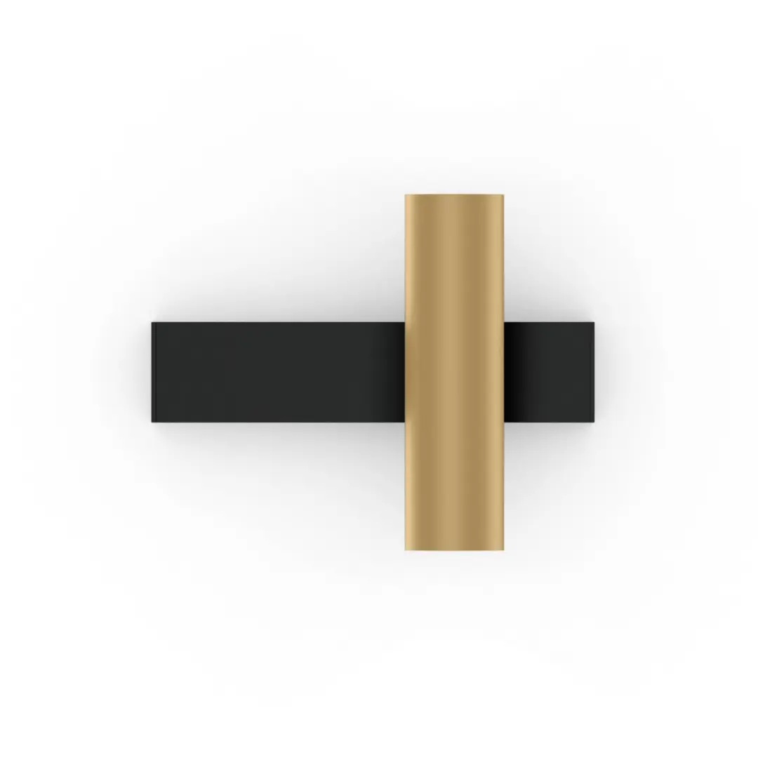 Wever & Ducré Lighting WEVER & DUCRÉ LED-Wandlampe Ceno 2.0 schwarz/beige, 2.700 K