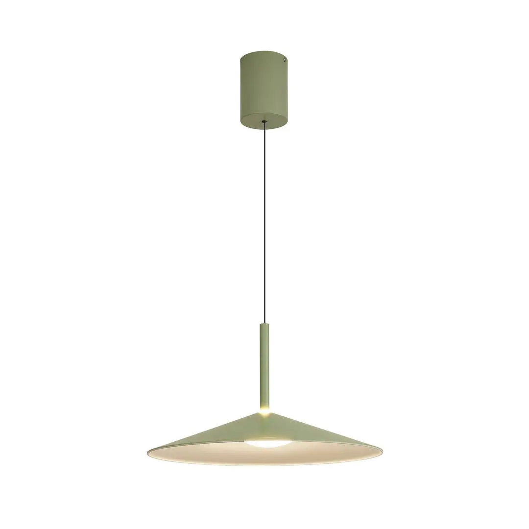 Mantra Iluminación LED-Hängeleuchte Calice, grün, Ø 47,5 cm, höhenverstellbar