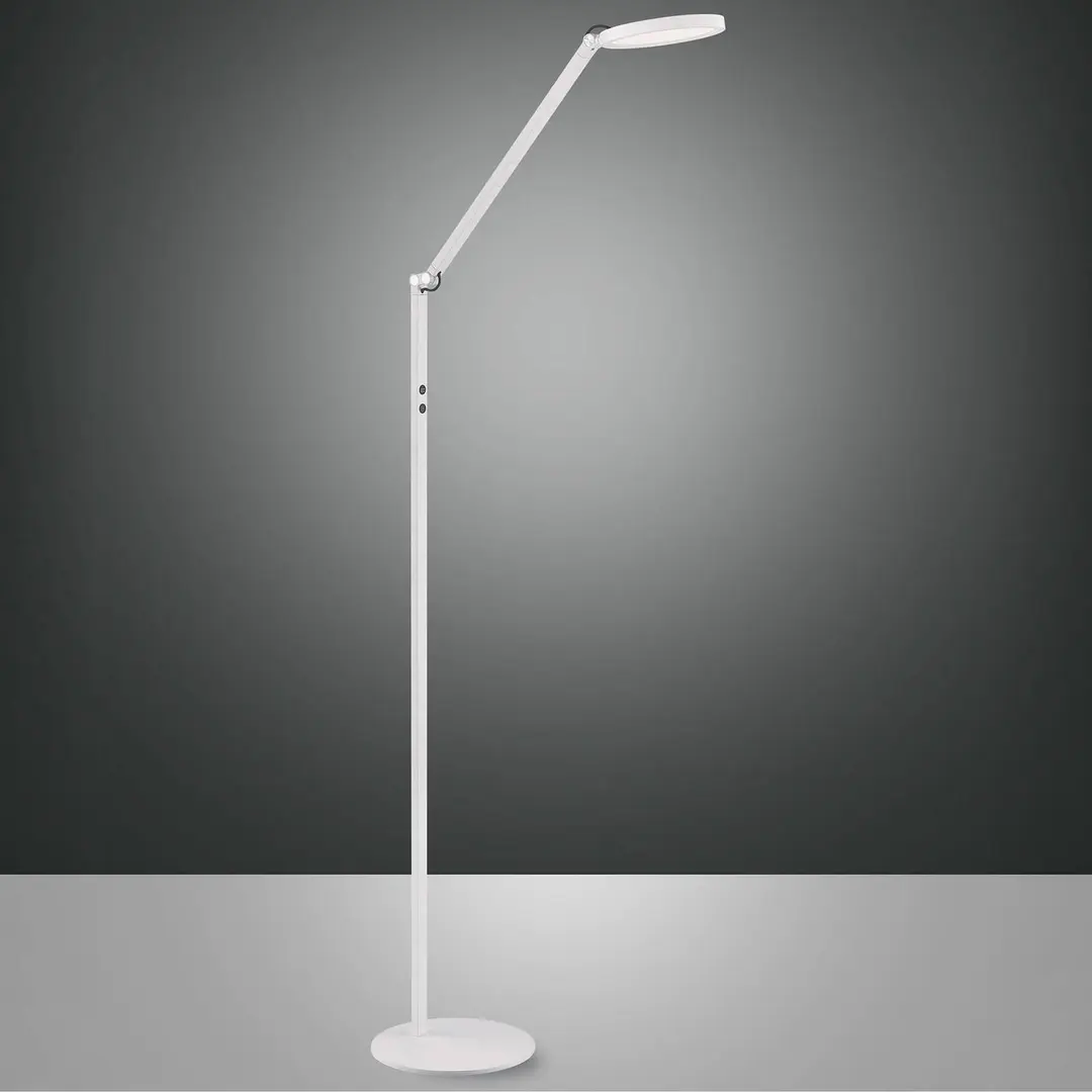 Fabas Luce LED-Stehleuchte Regina, 1-flammig, weiß