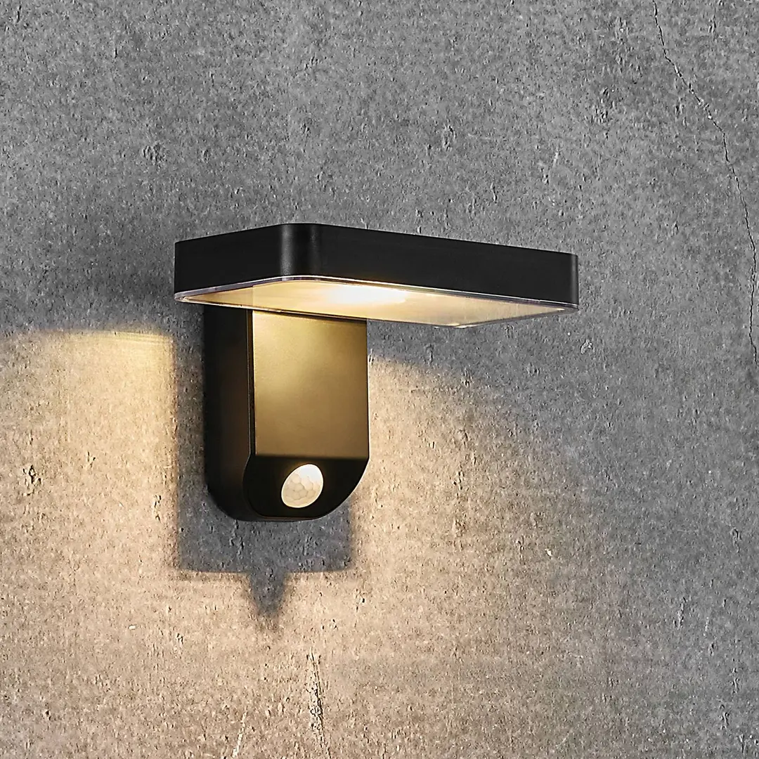 Nordlux LED-Solar-Wandleuchte Rica Square, eckig