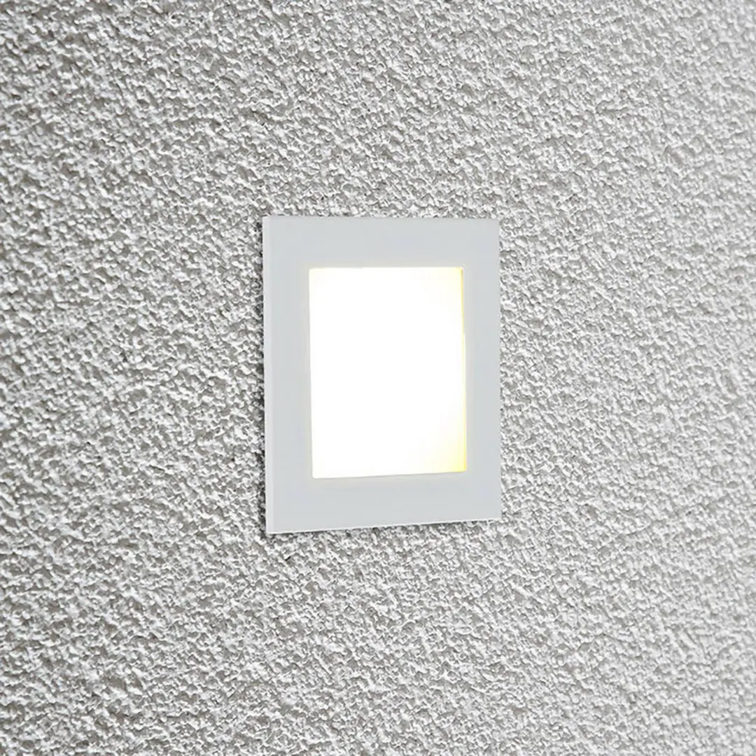 EVN P2180 LED-Wandeinbauleuchte, 3.000 K, weiß