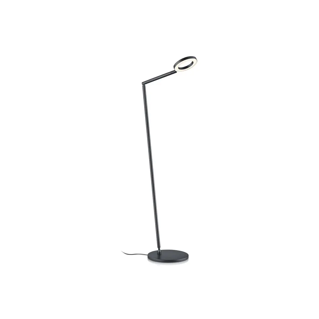 Knapstein LED-Stehleuchte Tessa-S, schwarz, CCT, Gestensteuerung
