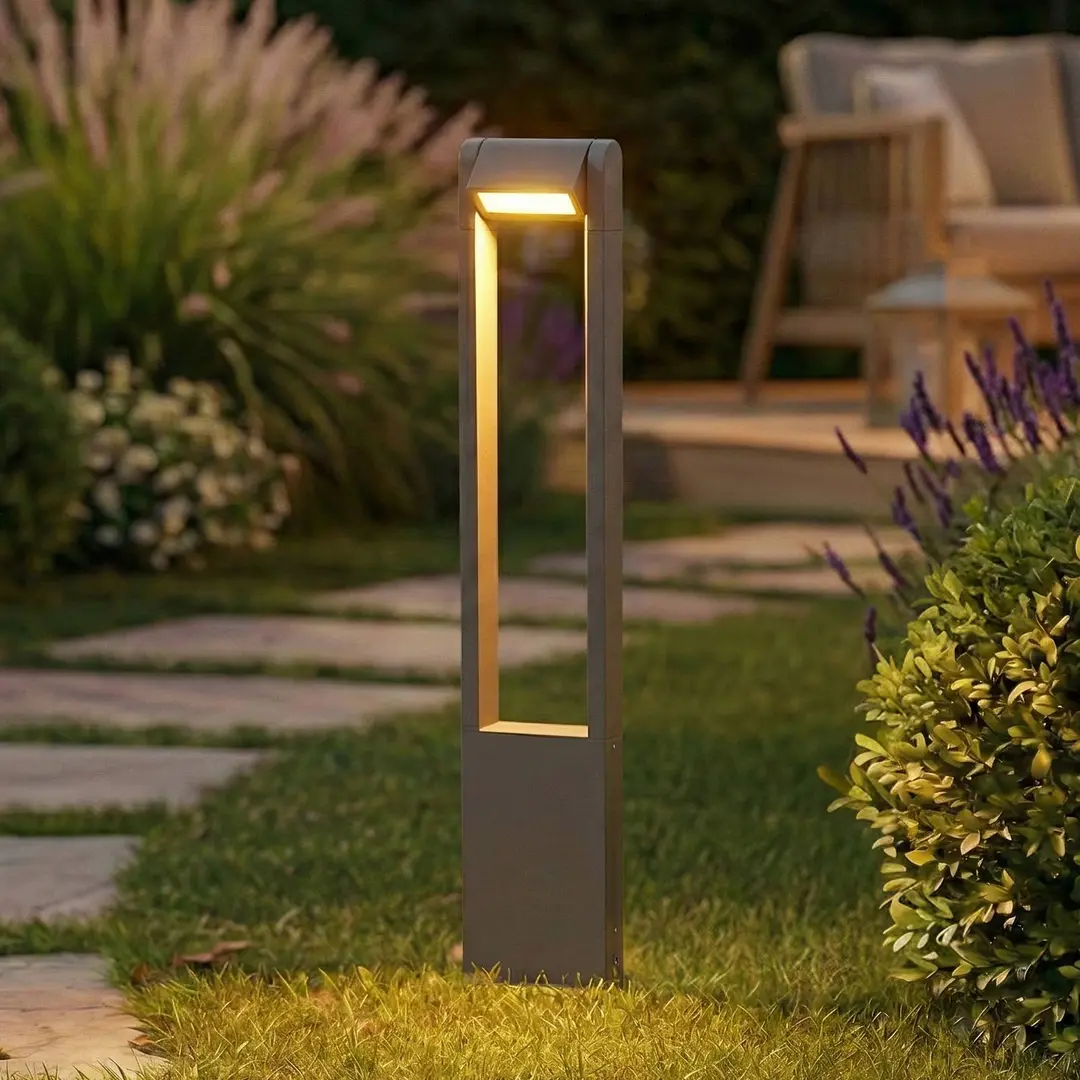 Lindby LED-Wegeleuchte Meloni, anthrazit, 65cm, IP65 drehbar