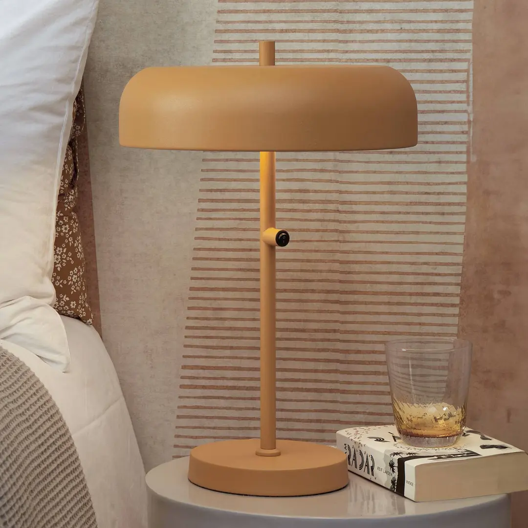 IT'S ABOUT ROMI Tischlampe Porto, 45 cm, senfgelb, Metall