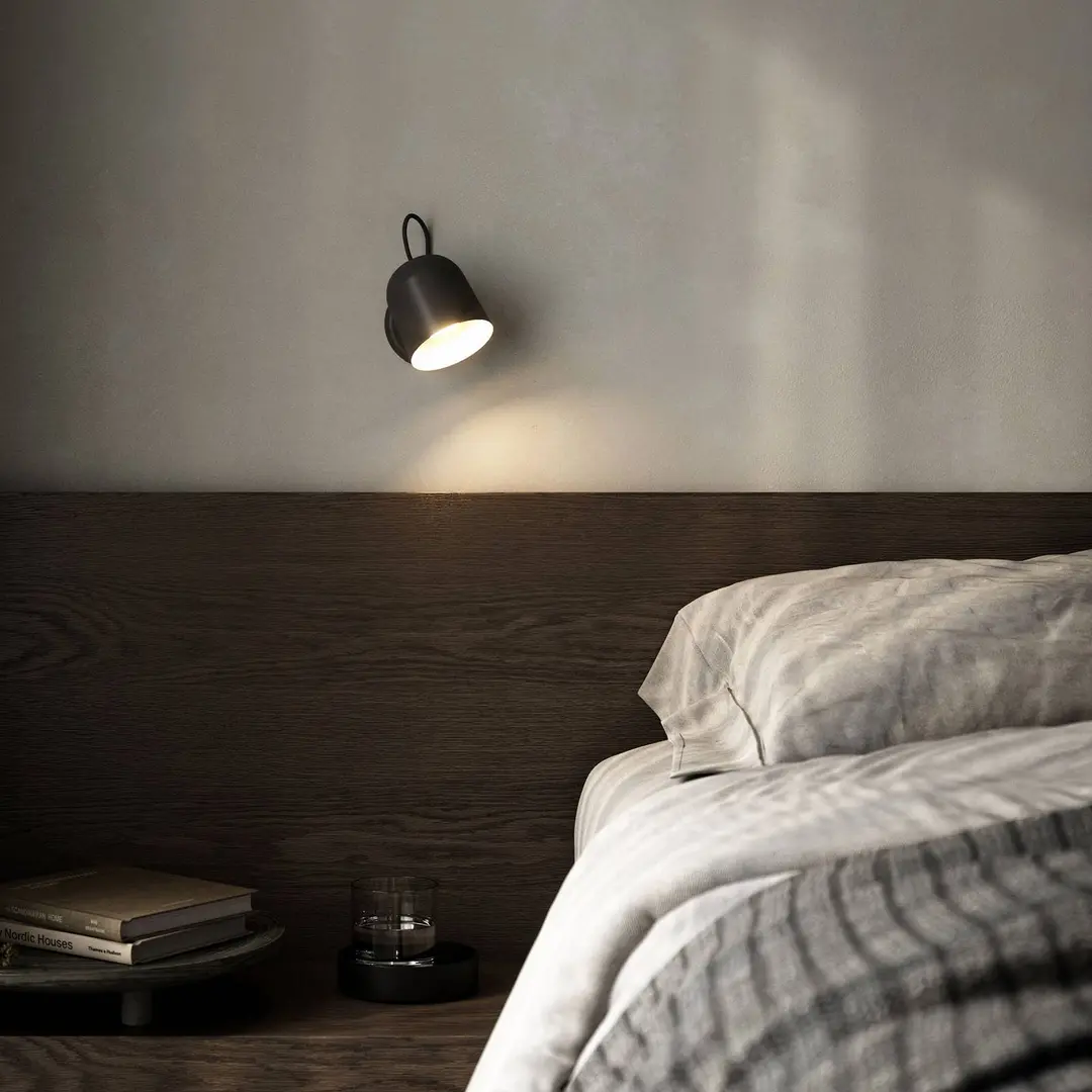 DFTP by Nordlux Wandleuchte Angle, mit Kippschalter, schwarz