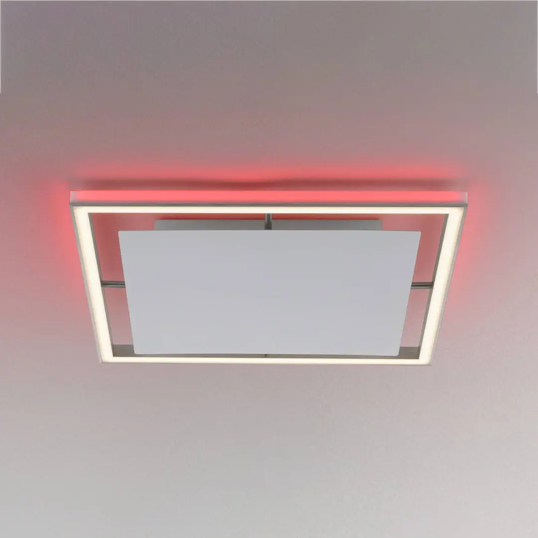 Paul Neuhaus Helix LED-Deckenleuchte Quadrat 50cm