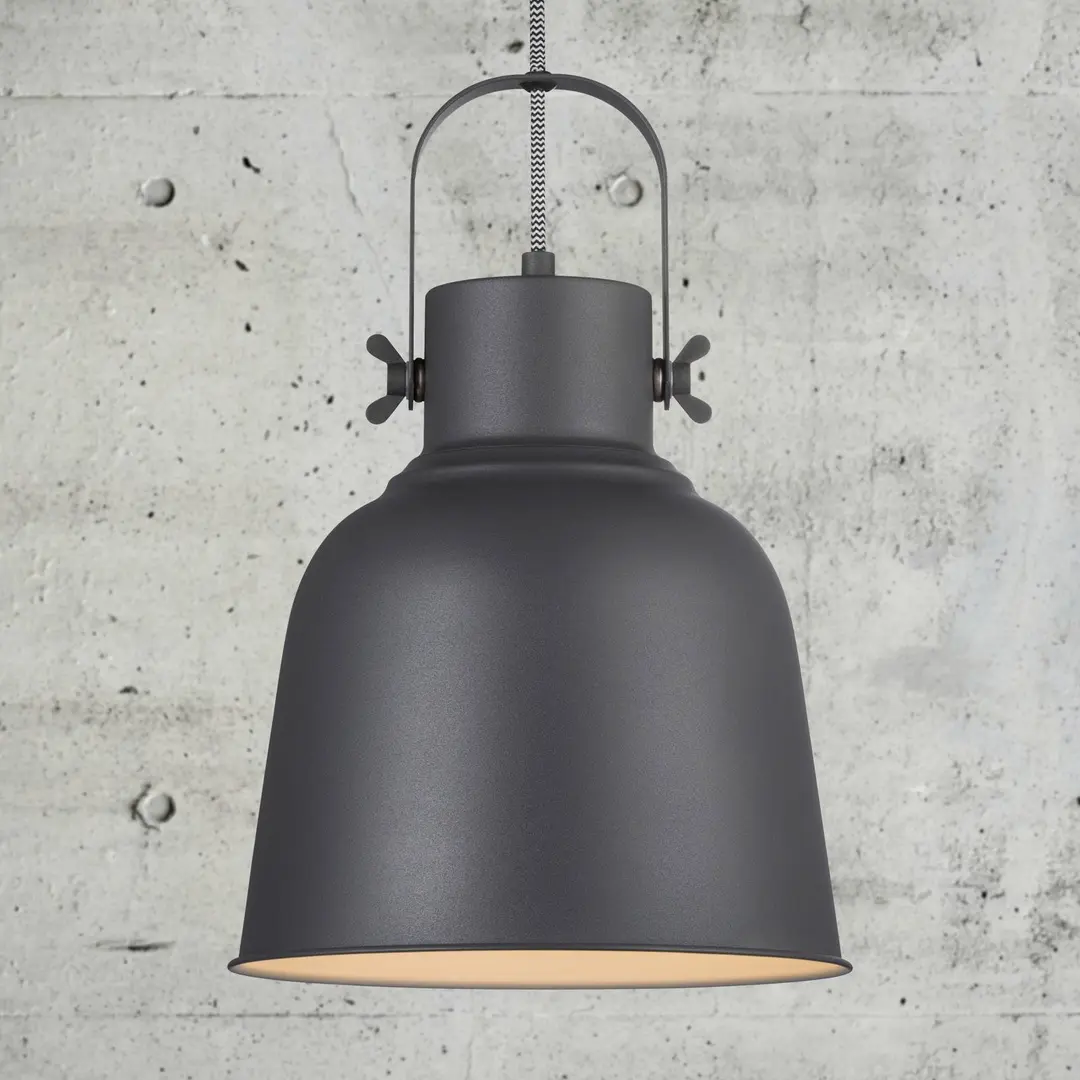 Nordlux Pendelleuchte Adrian in Schwarz, Ø 25cm