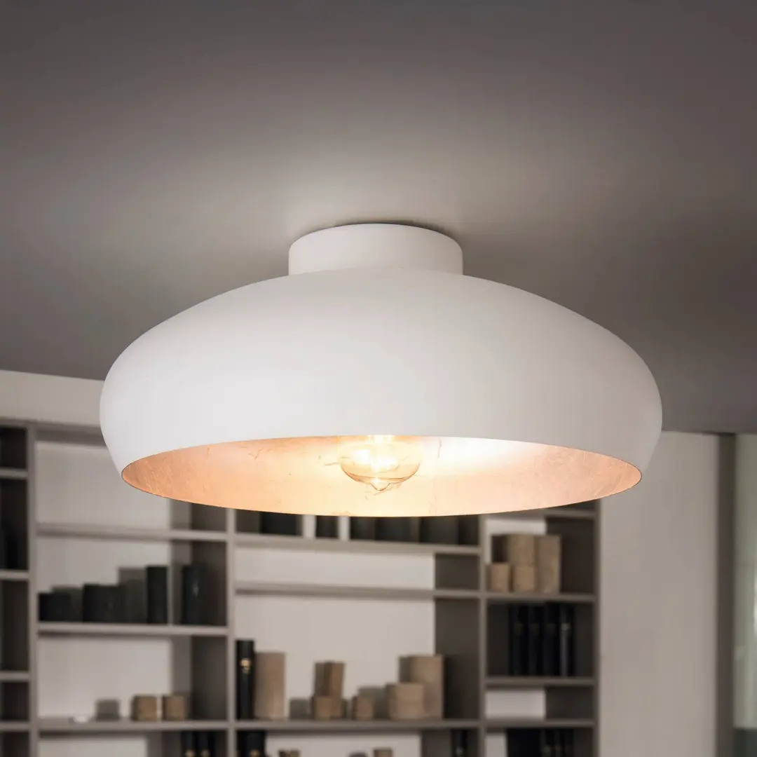 EGLO Deckenlampe Mogano aus Metall, Ø40cm, weiß