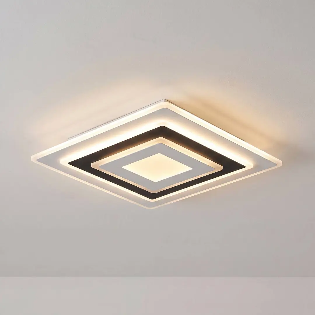 Lindby LED-Deckenleuchte Rebeka, 50 x 50 cm, CCT, dimmbar