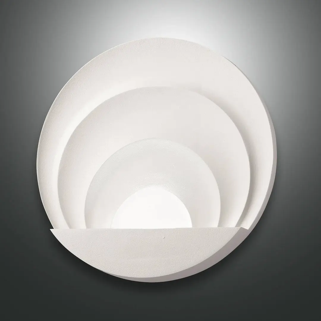Fabas Luce LED-Wandleuchte Sunrise, weiß