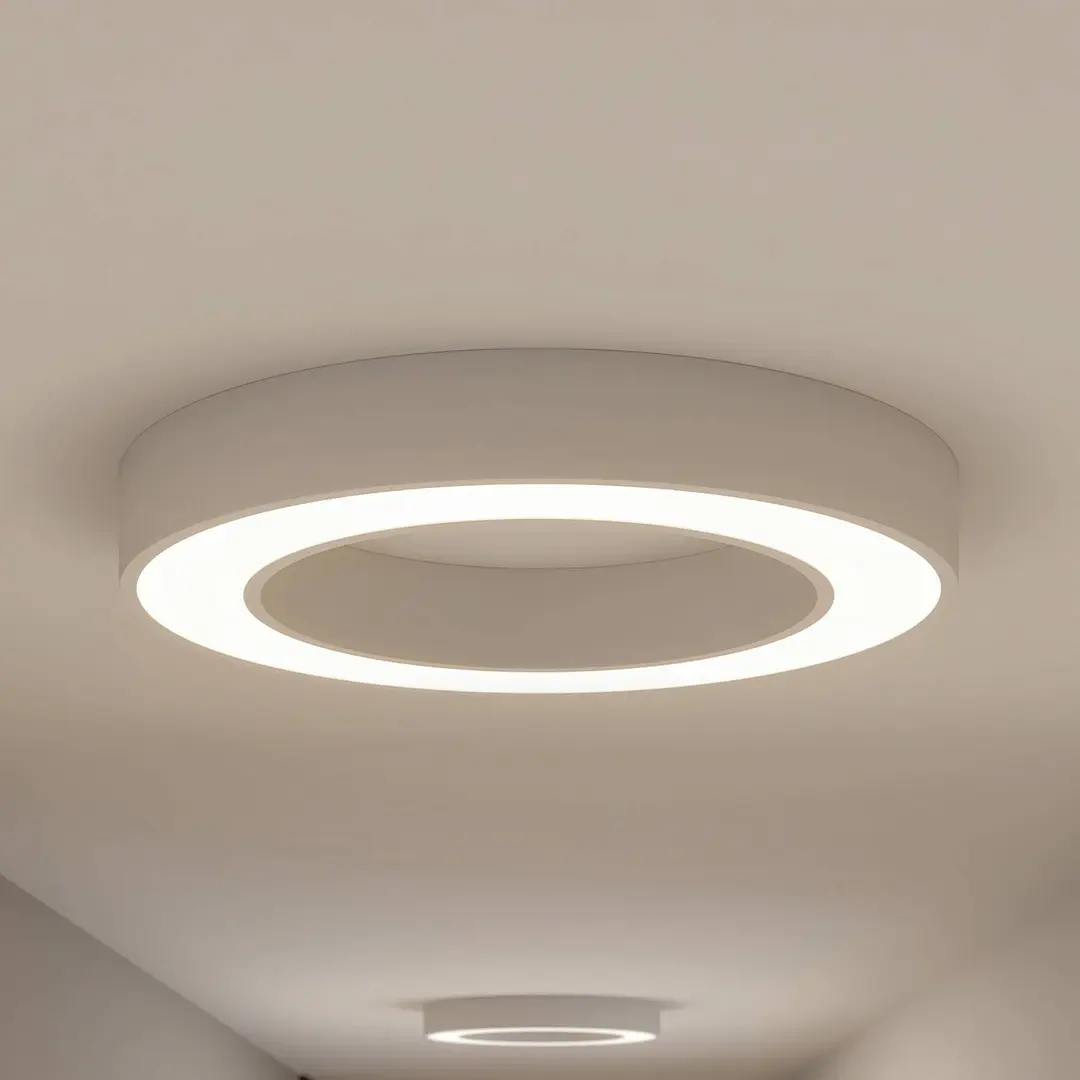 Arcchio LED-Deckenleuchte Sharelyn, Ø 60 cm, weiß, dimmbar
