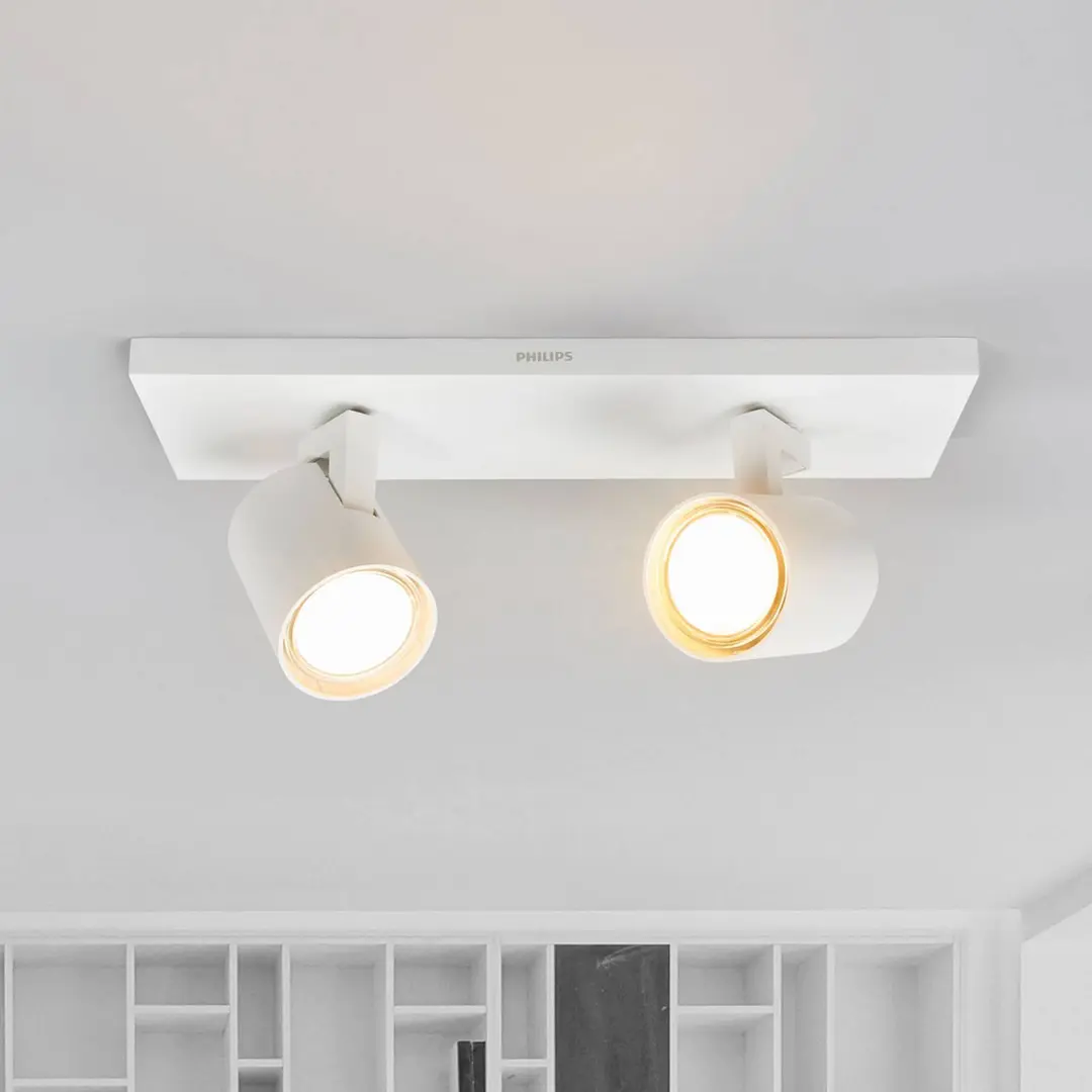 Philips Runner LED-Deckenleuchte weiß 2-flg.
