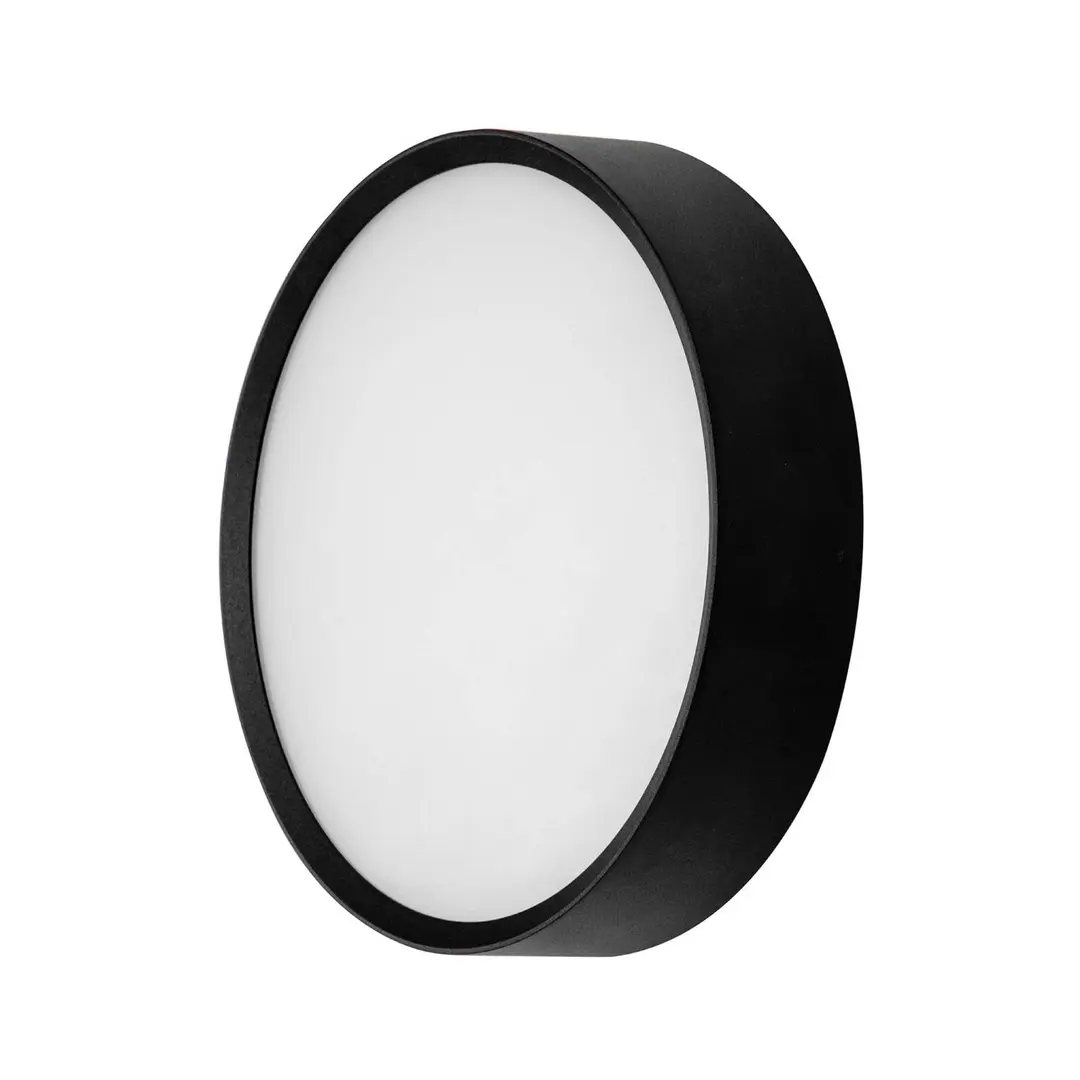 BRUMBERG LED-Außenwandleuchte EYE offen, schwarz, CCT, IP65