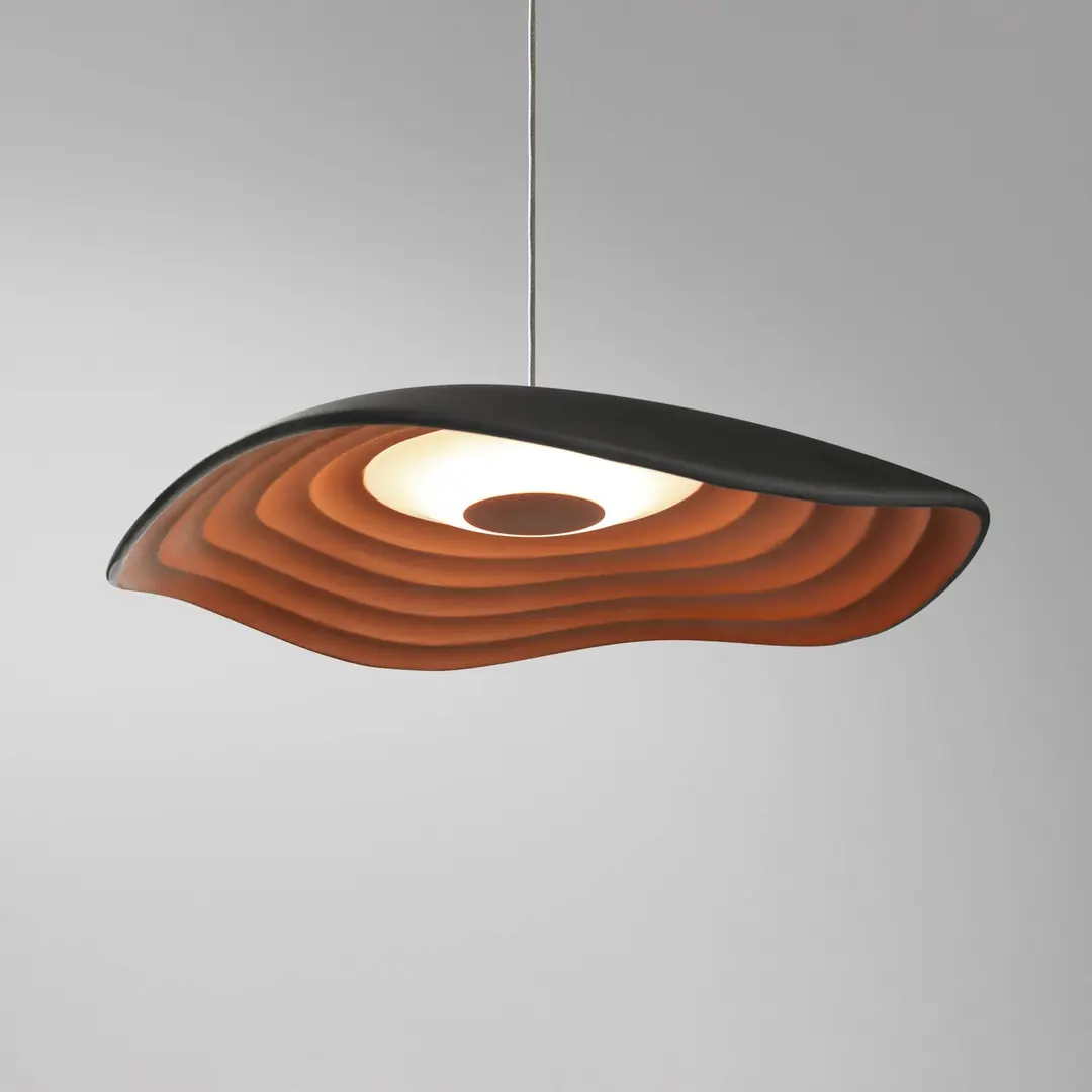 Bover LED-Hängeleuchte Valentina S24 schwarz/kupferfarben