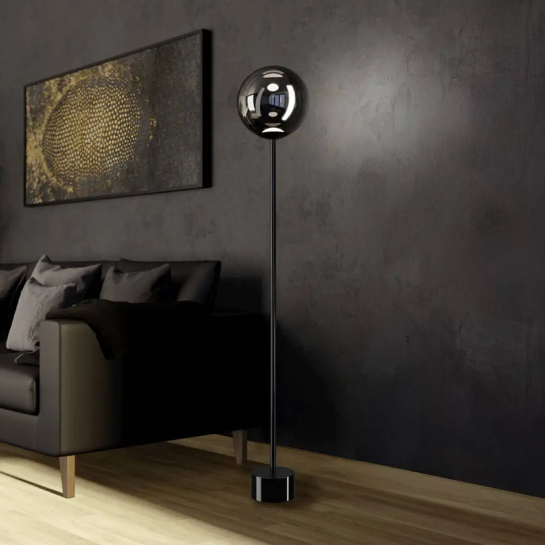 Stars of Light LED-Stehlampe ANORIAS, schwarz, 150 cm, CCT