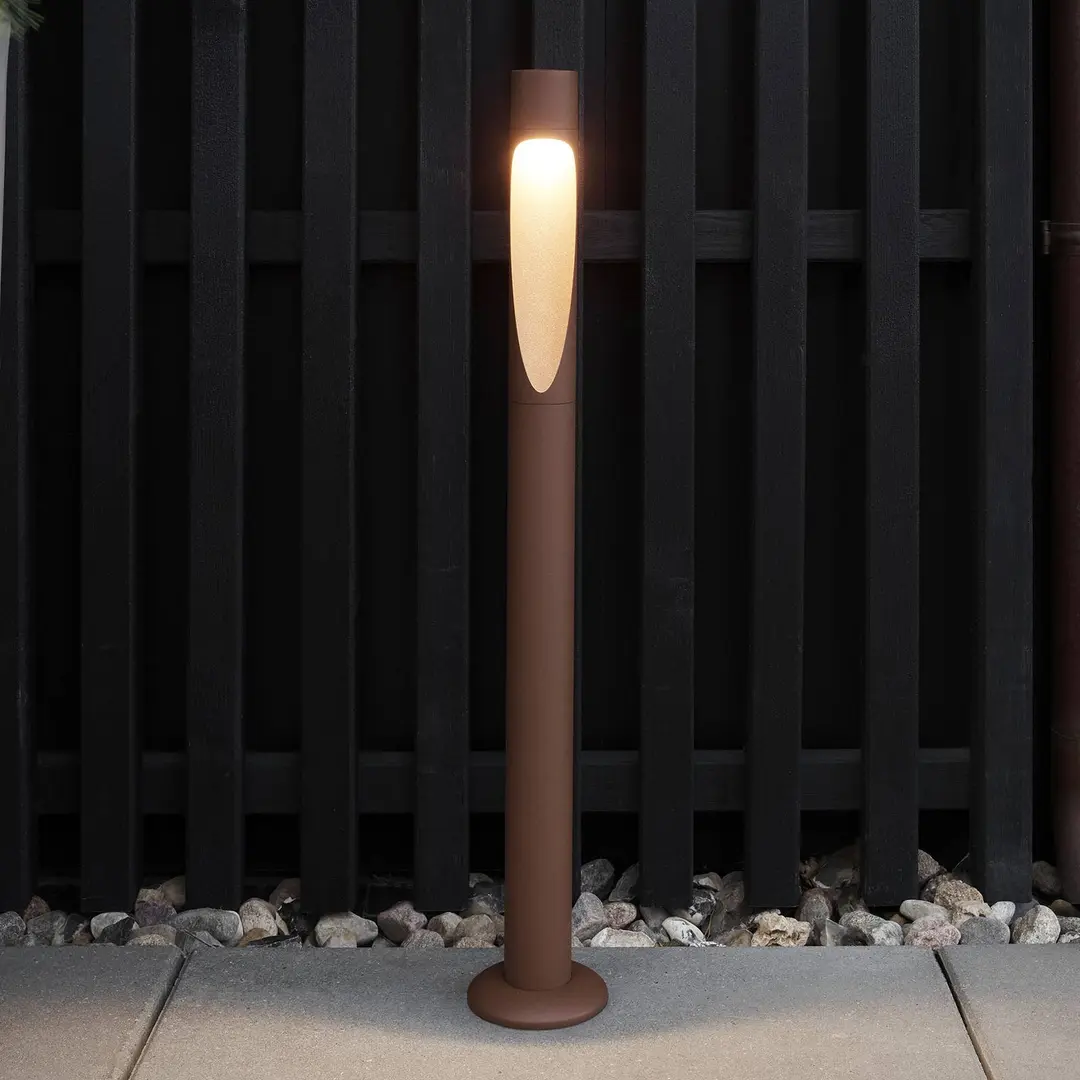 Louis Poulsen Wegeleuchte Flindt, 930, corten 70 cm Fuß 24 V