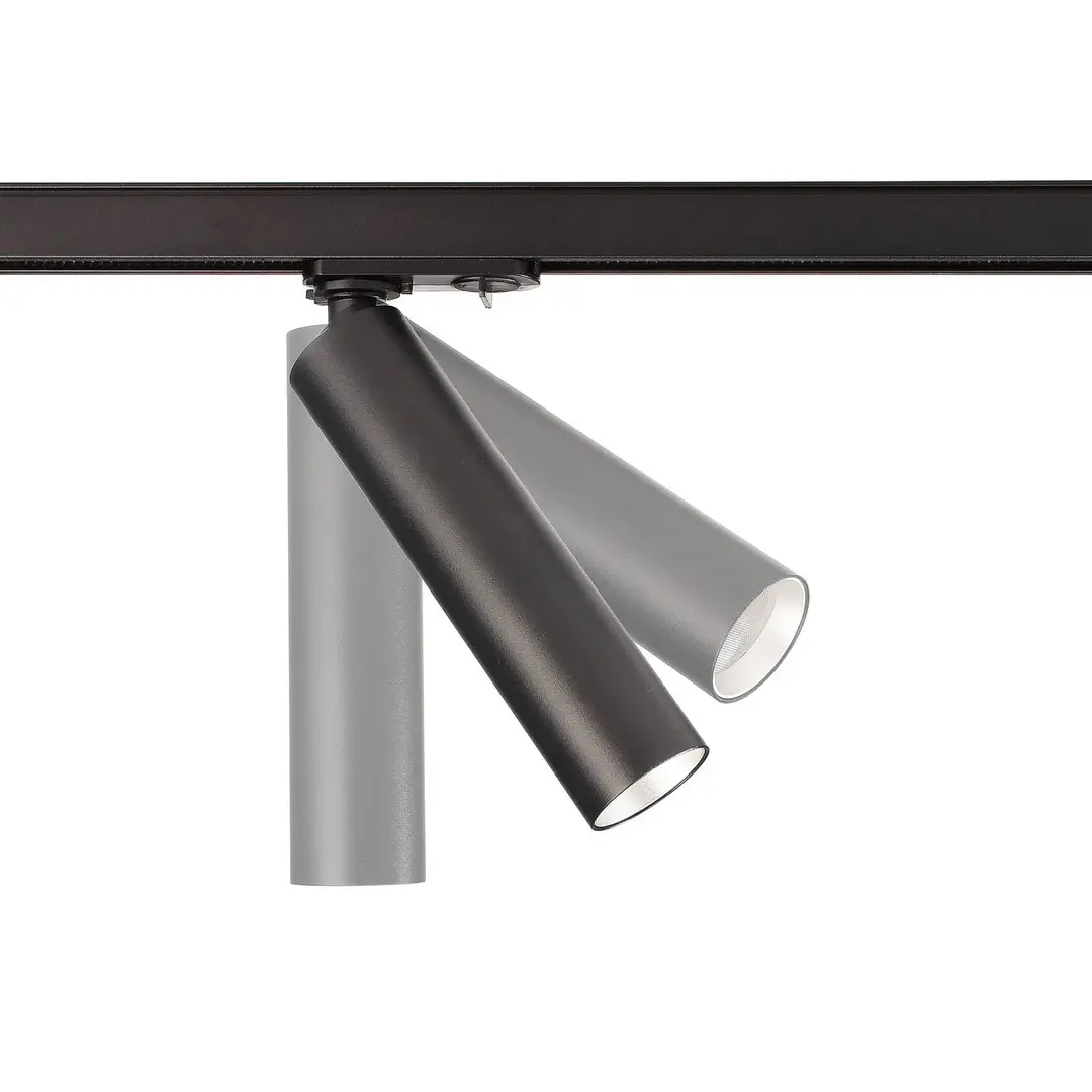 Deko-Light LED-Schienenspot Slim 1-Phasen, schwarz, Alu, 5W, 2.700 K