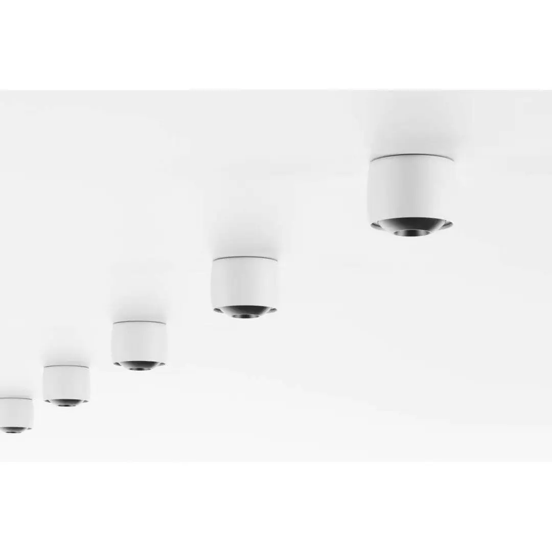 LOOM DESIGN LED-Deckenleuchte Air, weiß, Alu, Ø 10 cm