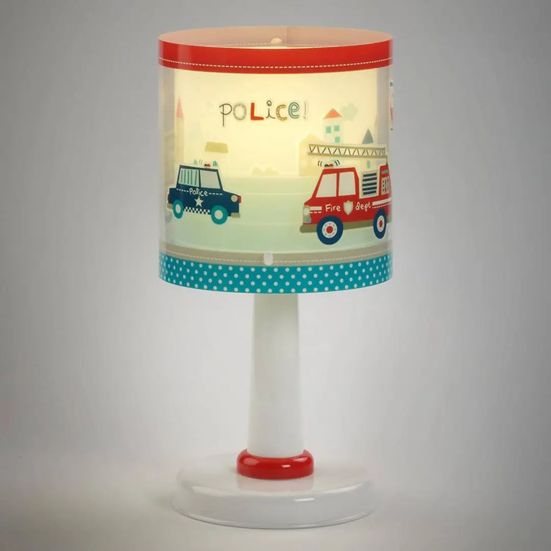 Dalber Kinder-Tischleuchte Police, G4, Ø 15 cm
