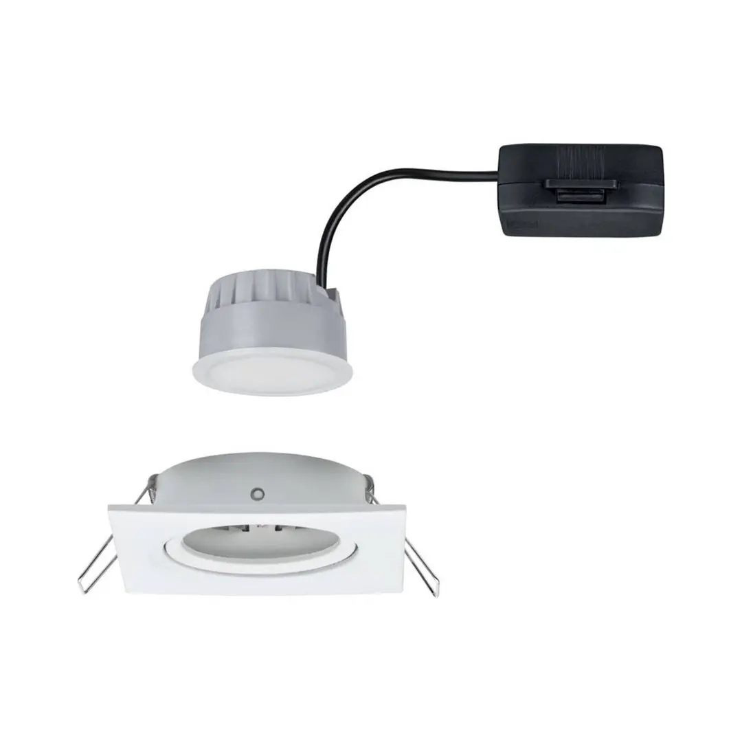 Paulmann LED-Spot Nova Coin eckig step-dim weiß matt 2.700 K