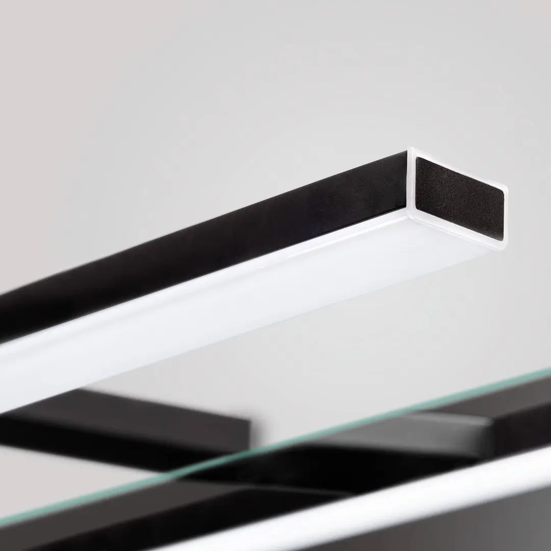 Ebir LED-Spiegelleuchte Esther 2, mattschwarz, 28 cm