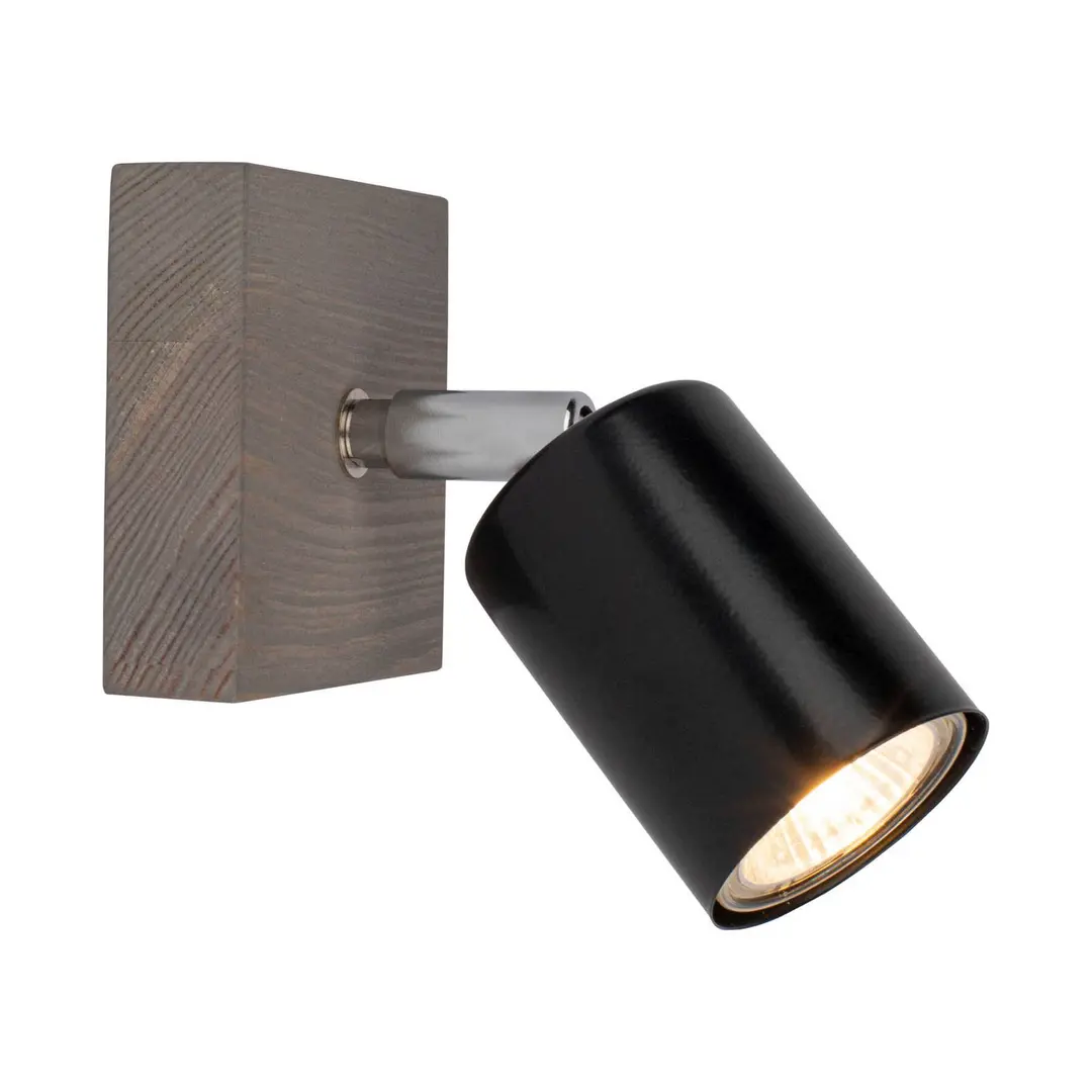 BRITOP Wandspot Alara, Kiefer grau, 9 x 9 cm, 1flg.