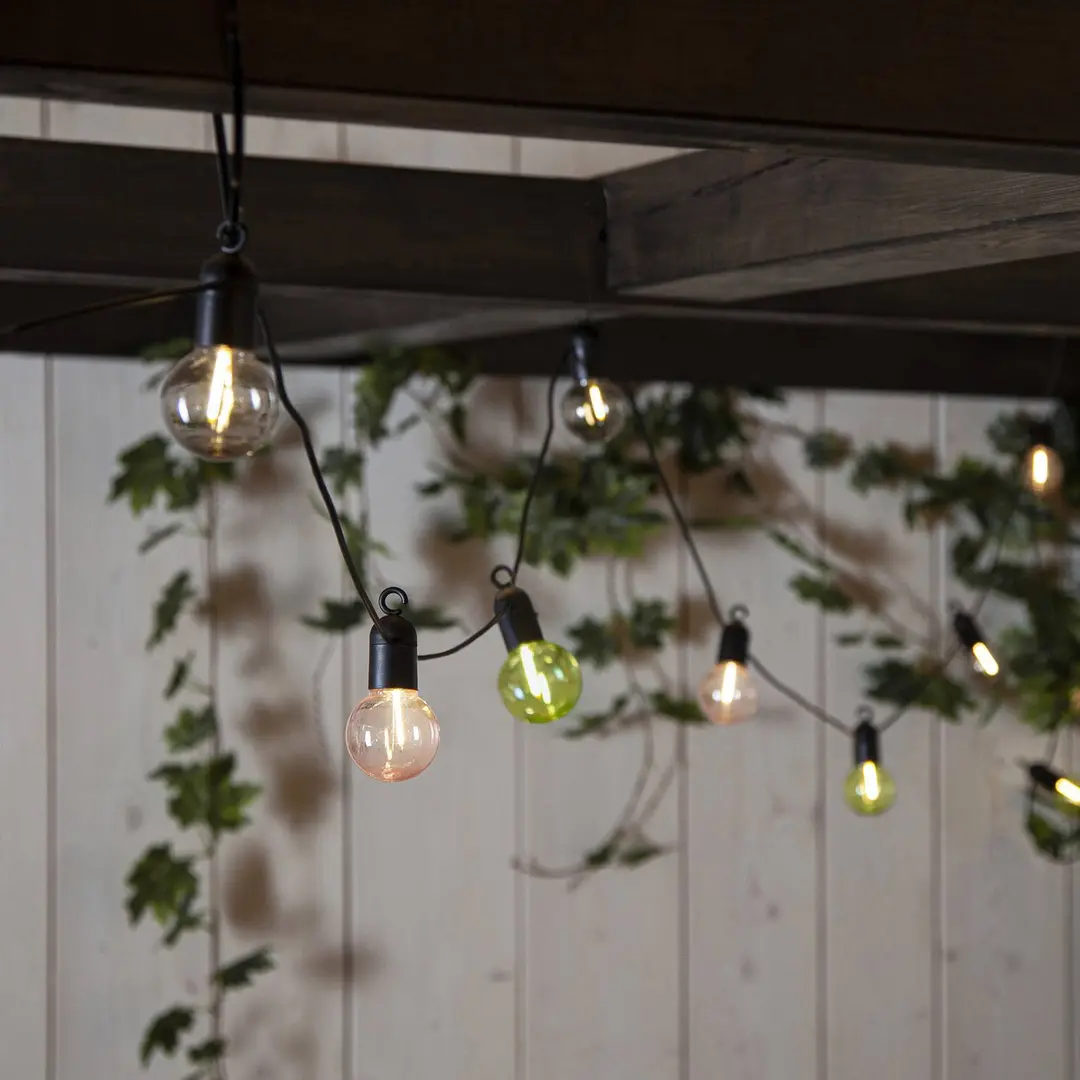 STAR TRADING LED-Lichterkette Fiesta, Batteriebetrieb, bunt
