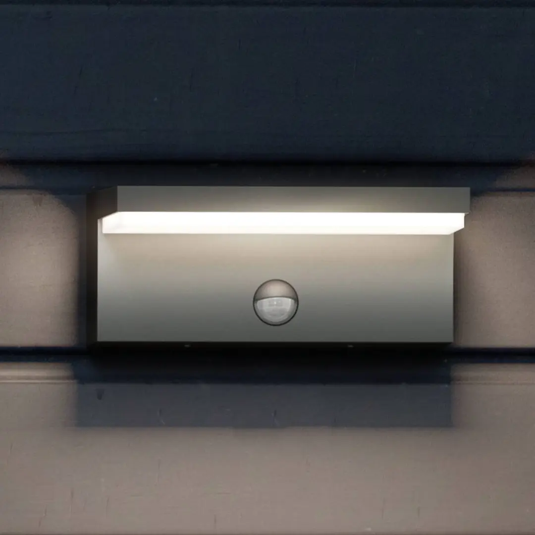 Philips LED-Außenwandlampe Bustan Sensor 2.700 K